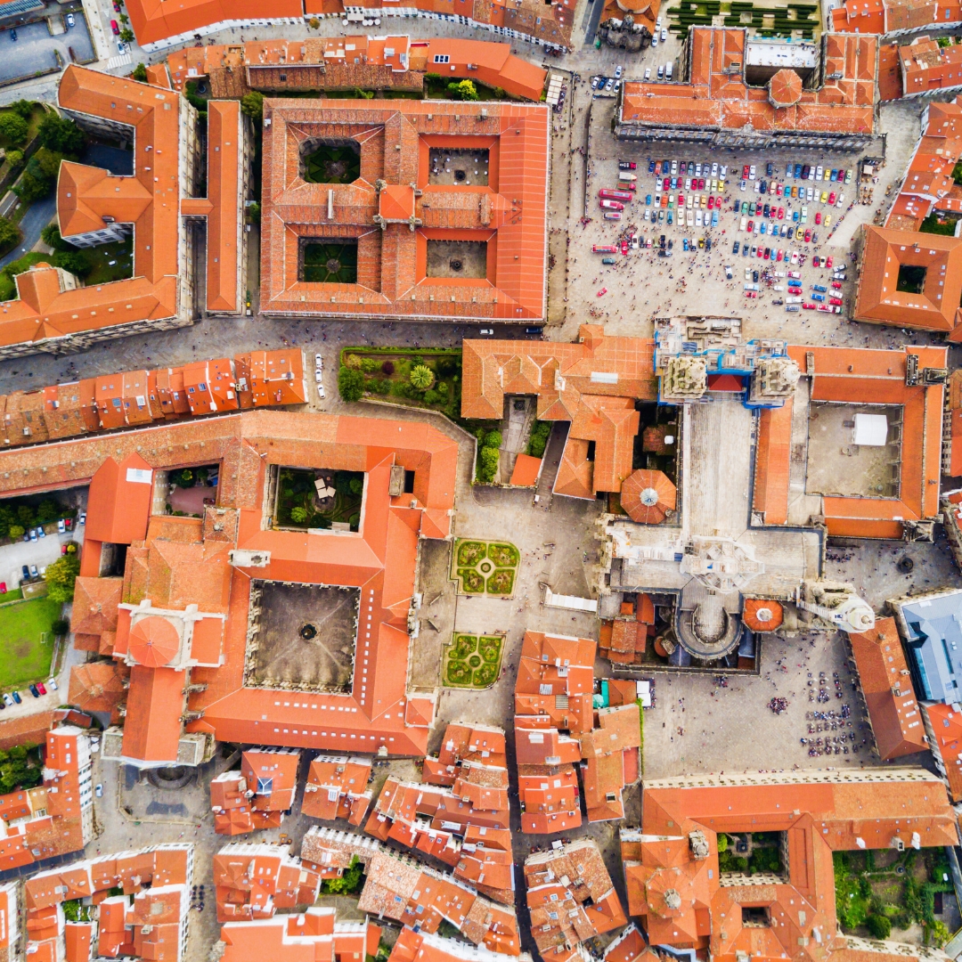 que ver en santiago de compostela mapa