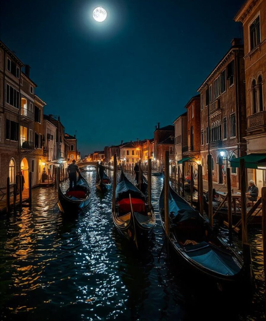venecia de noche